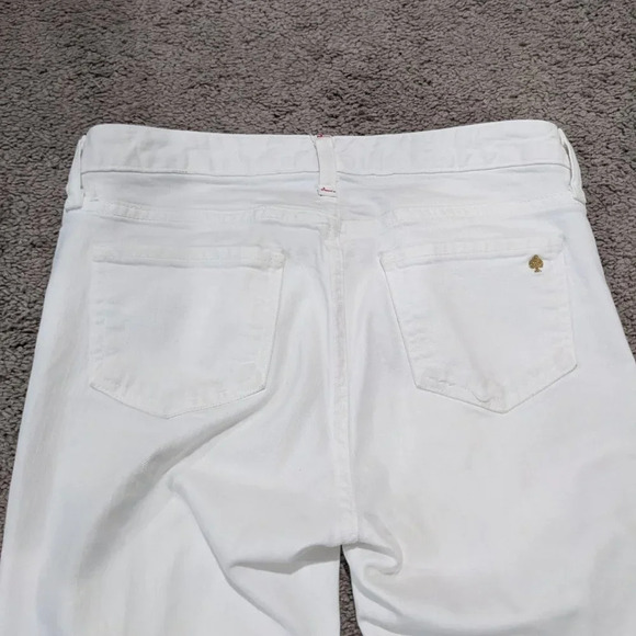 Kate Spade Play Hooky White Straight Leg Jeans size 27 - Picture 6 of 10